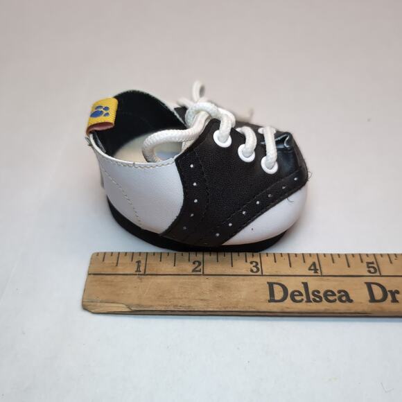 Build-a-Bear Workshop Black & White Saddle Shoes - Picture 8 of 9